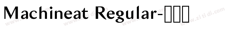 Machineat Regular字体转换 Machineat Regular字体转换